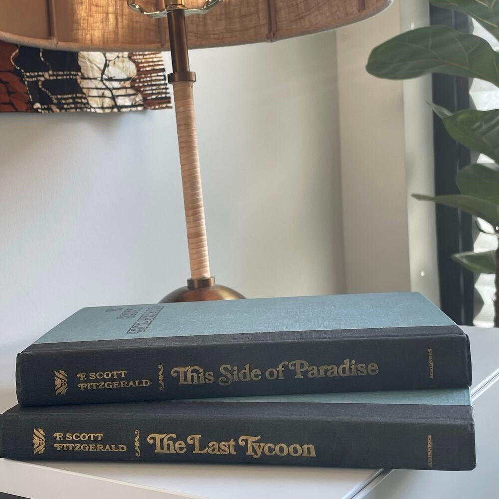 VTG‎ Novel Set of 2 This Side Of Paradise The last Tycoon F. Scott Fitzgerald